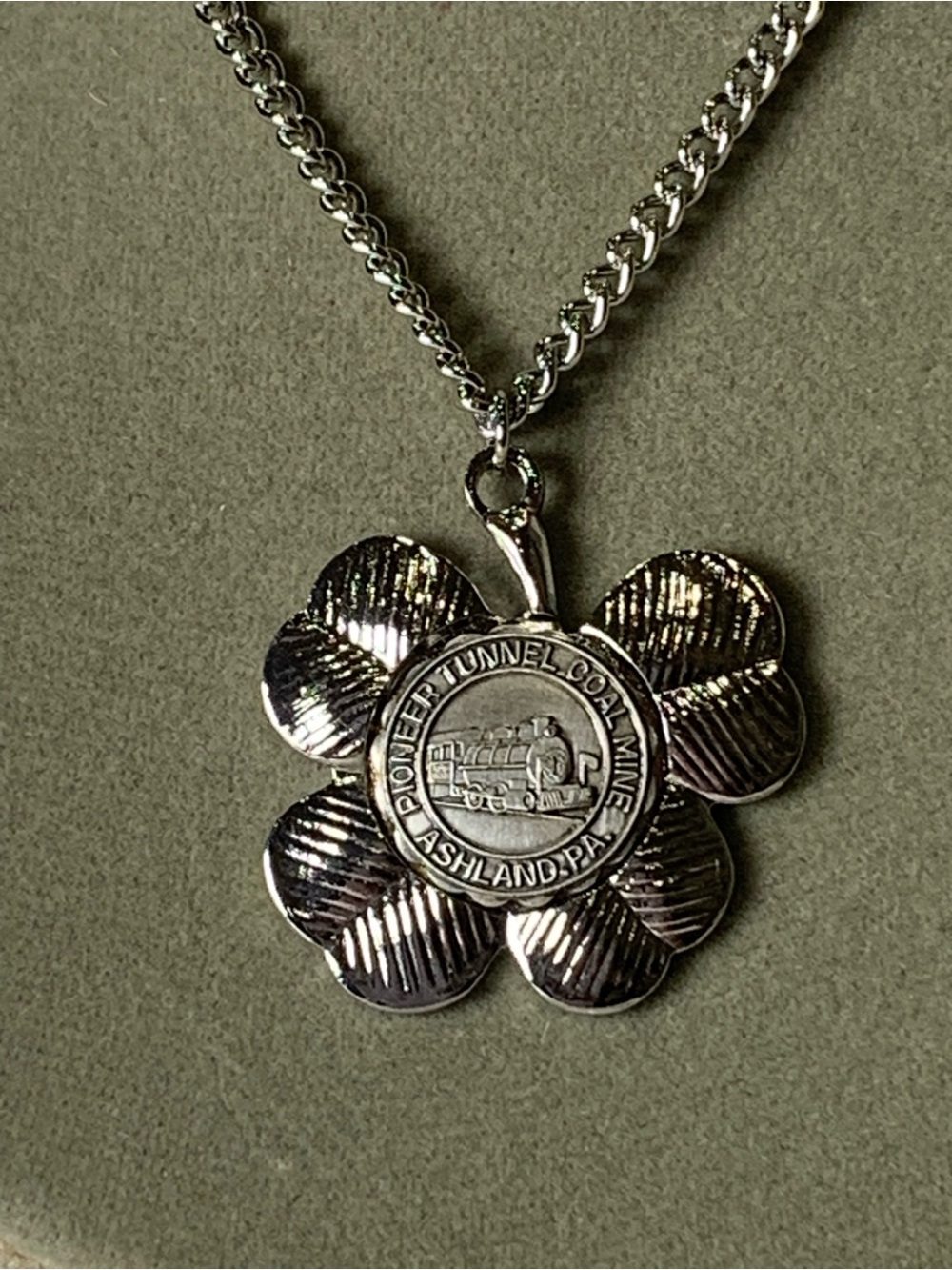 Pioneer Tunnel Coal Mine Souvenir Necklace, Ashland PA